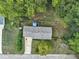 Home with large backyard and surrounding trees at 3569 Briar Dr, Lithia Springs, GA 30122