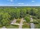 Residential area with homes surrounded by dense woods at 3569 Briar Dr, Lithia Springs, GA 30122