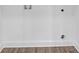 Laundry area with vinyl flooring and space for a washer and dryer at 1794 Spring Ne St, Conyers, GA 30012
