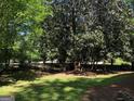 Wooded backyard with lush greenery at 2692 Peppermint Dr, Tucker, GA 30084