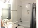 Updated bathroom with a bathtub, shower, and modern fixtures at 2692 Peppermint Dr, Tucker, GA 30084