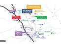 Local area map highlighting nearby schools and amenities at 544 Whitman (Lot 12) Ln # 2012, Stockbridge, GA 30281