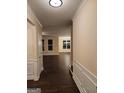 Bright and spacious entryway with dark hardwood floors at 200 Parker Dr, Mcdonough, GA 30253