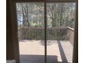 Wooden deck overlooking a wooded area at 2364 Mills Bnd, Decatur, GA 30034