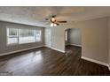 Bright living room with hardwood floors and lots of natural light at 3564 Glenwood Rd, Decatur, GA 30032