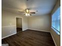 Bright living room featuring hardwood floors and an open floor plan at 2997 Tara Woods Dr, Douglasville, GA 30135