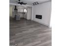 Open concept kitchen and living area with modern finishes at 1511 Mims Sw St, Atlanta, GA 30314