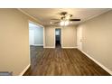Spacious living room featuring hardwood floors and neutral color palette at 795 Nw Amber Nw Pl, Atlanta, GA 30331