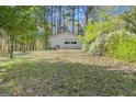 White detached garage on the property at 1431 Chambers Rd, Mcdonough, GA 30253