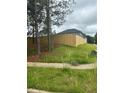 Landscaped backyard with wooden privacy fence at 163 Kingfisher Walk, Covington, GA 30014