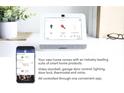 Smart home system features video doorbell, garage control, lighting, door lock, thermostat, and voice control at 600 Silver Moon Dr # 08, Loganville, GA 30052