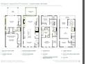 Townhome floor plan showcasing various rooms, including bedrooms, kitchen, and outdoor spaces at 2714 Thornwilde Se Ln, Vinings, GA 30339