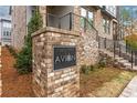 Brick community sign for Avion townhomes, showcasing modern design at 2174 Avion Way # 11, Chamblee, GA 30341
