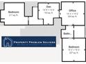 Floor plan includes 3 bedrooms, an office, and den at 688 Main St, Whitesburg, GA 30185