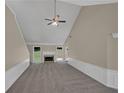 Large living room with fireplace and neutral decor at 421 Thornbush Trce, Lawrenceville, GA 30046