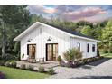 Modern farmhouse exterior with landscaping at 6 Cheney St, East Point, GA 30344