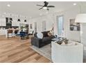Open living room with modern furniture and kitchen views at 1940 Fellowship Rd, Tucker, GA 30084