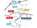 Map showcasing Water Oak Estates location, amenities, and nearby points of interest at 1718 Lacebark Elm Way, Lawrenceville, GA 30045