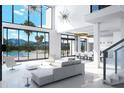 Open concept living area with high ceilings and pool view at 1805 Trinidad, Stockbridge, GA 30281