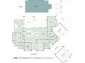 Floor plan of a luxury home with pool and 3-car garage at 811 Woodvale Pt, Suwanee, GA 30024