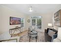Living room with hardwood floors and French doors at 4254 River Green Nw Dr # 616, Atlanta, GA 30327