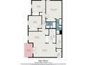 Two-bedroom floor plan with balcony, 1183 sq ft at 3599 Woodbriar Cir # E, Tucker, GA 30084