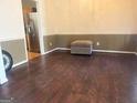 Dining room with hardwood floors and neutral walls at 4870 Hairston Park Sq, Stone Mountain, GA 30083
