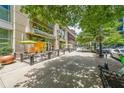 Midtown street view showing Panera Bread and building exterior at 1080 Peachtree Ne St # 1101, Atlanta, GA 30309