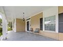 Inviting front porch with two chairs, offering a relaxing spot at 6860 Main St, Lithonia, GA 30058