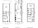 Three-story floor plan of a townhouse at 1981 Flying Scotsman Dr # 15, Kennesaw, GA 30144