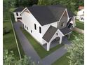 Two-story home with a large backyard, driveway, and attached garage at 474 Eastland Dr, Decatur, GA 30030