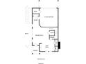 Lower floor plan with recreation area, 2-car garage, and patio at 2270 Park Walke Dr, Alpharetta, GA 30009
