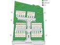 Aerial view of community site plan, showing home locations and amenities at 1974 Flying Scotsman Dr # 7, Kennesaw, GA 30144