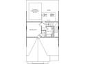 Floor plan showcasing a fifth bedroom, bathroom, and attic space at 615 Skytop Dr, Cumming, GA 30040