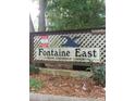 Fontaine East, a private condo community entrance sign at 2968 Parc Lorraine, Lithonia, GA 30038