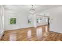 Bright dining room with hardwood floors and chandelier at 956 Glenwood Park Se Dr, Atlanta, GA 30316