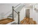 Interior view of a staircase with hardwood floors at 956 Glenwood Park Se Dr, Atlanta, GA 30316