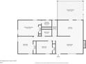 One story floor plan with 3 bedrooms and 2 baths at 3215 Highway 20 Se, Conyers, GA 30013