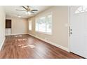 Bright living room with hardwood floors and lots of natural light at 1868 Longdale Dr, Decatur, GA 30032