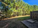 Private backyard with wooded area at 1827 Old Dogwood, Jonesboro, GA 30238