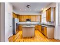 Modern kitchen featuring stainless steel appliances and granite countertops at 1266 Creekside Se Ter, Smyrna, GA 30082