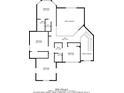 Second floor plan, 1117 sq ft, featuring several bedrooms and baths at 4930 Longridge Dr, Villa Rica, GA 30180