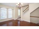 Bright dining room with hardwood floors and chandelier at 1284 Jandras Se Ln, Atlanta, GA 30316