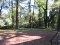 Wooded backyard with a sloped lawn at 890 Mcwilliams Se Rd, Atlanta, GA 30315