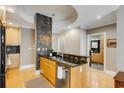 Modern kitchen with granite countertops and stainless steel appliances at 2255 Peachtree Rd # 328, Atlanta, GA 30309