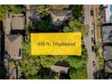 Aerial view of 418 N. Highland, showing location and surroundings at 418 N Highland Ne Ave, Atlanta, GA 30307