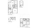 Two-story floor plan with 4 bedrooms, 3 baths, and a 2-car garage at 3864 Kastler Dr, South Fulton, GA 30349