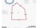 Irregular shaped lot, dimensions shown at 2816 Monica Sw Ct, Atlanta, GA 30311