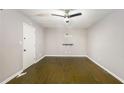 Spacious living room with hardwood floors and ceiling fan at 2210 Rhinehill Se Rd, Atlanta, GA 30315