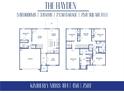 The Hayden floor plan: 5 bedrooms, 3 baths, 2-car garage, 2511 sq ft at 536 Whitman (2010) Ln, Stockbridge, GA 30281